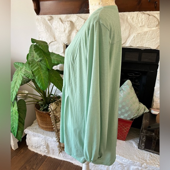 Wonderly Mint Green Women's Tunic Top Size XL - Picture 2 of 10